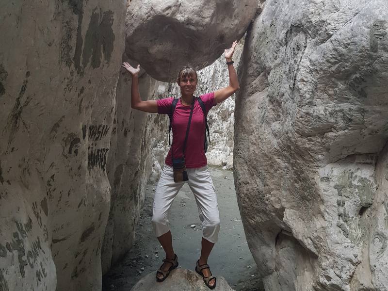 Woman in Saklikent Gorge Antalya